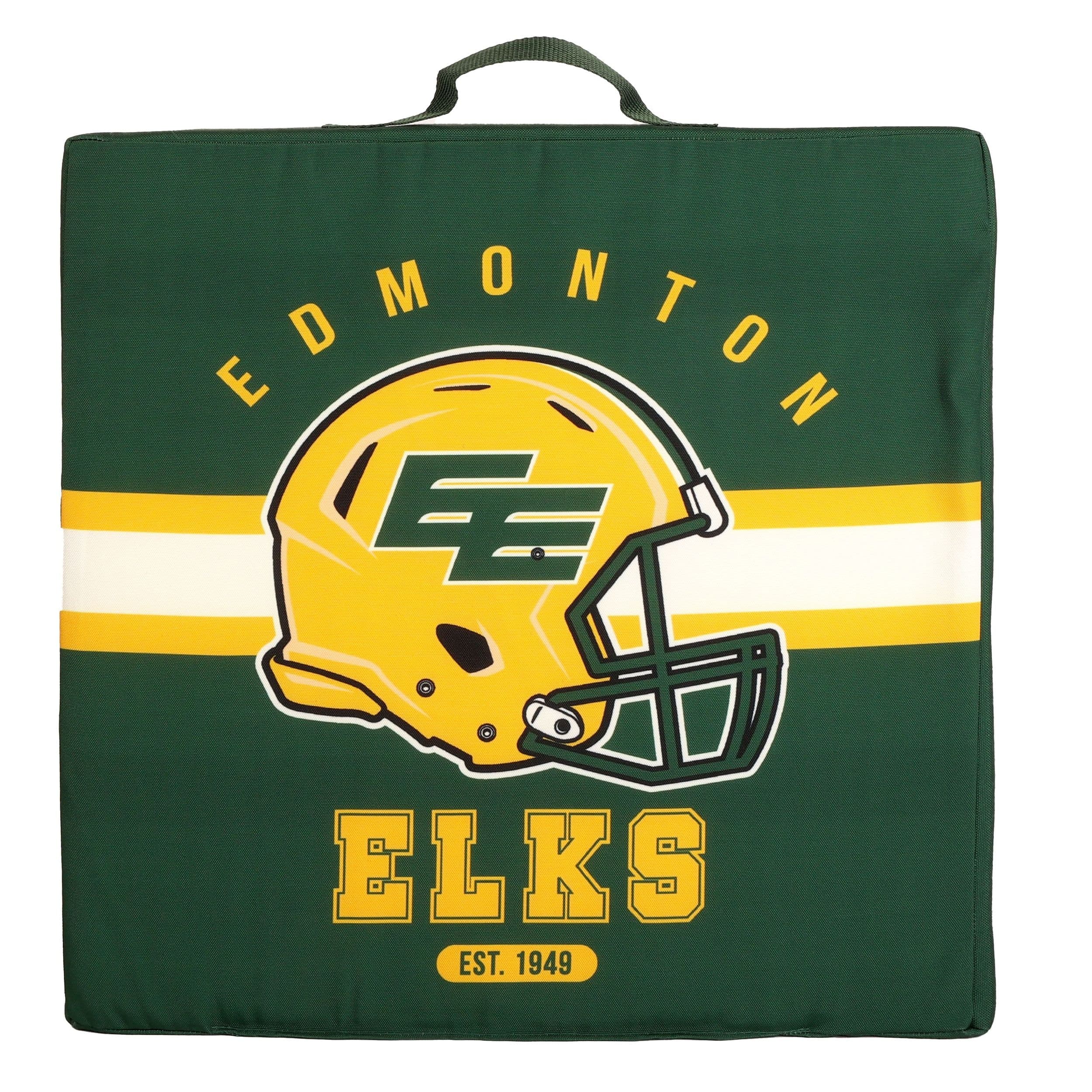 CFL Edmonton Elks Stadium Cushion, Green, 16-in