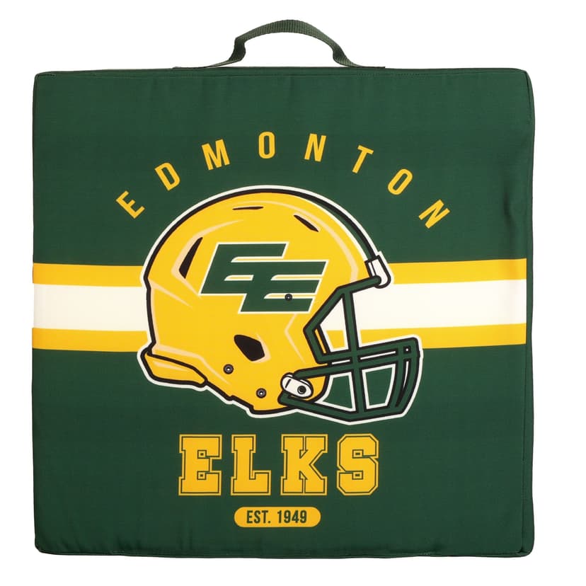 CFL Edmonton Elks Stadium Cushion, Green, 16-in
