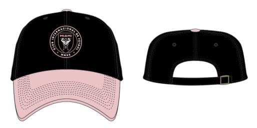 Fan Favorite MLS Inter Miami Adult Unisex Mass Cleanup Cap, Two Tone Pink/Black