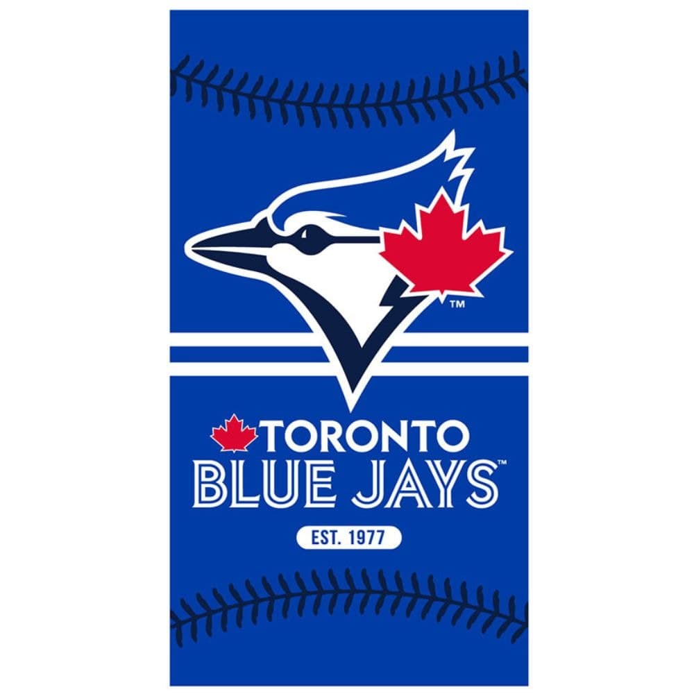 MLB Toronto Blue Jays Beach Towel, 30-in x 60-in, Blue