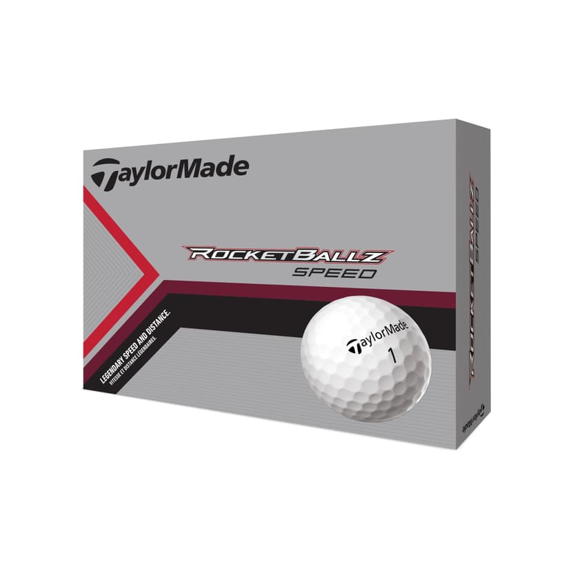 TaylorMade Rocketballz Speed Golf Balls, 12-pk, White