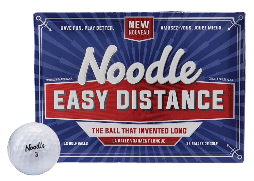 TaylorMade Noodle Easy Distance Golf Balls, White, 12-pk