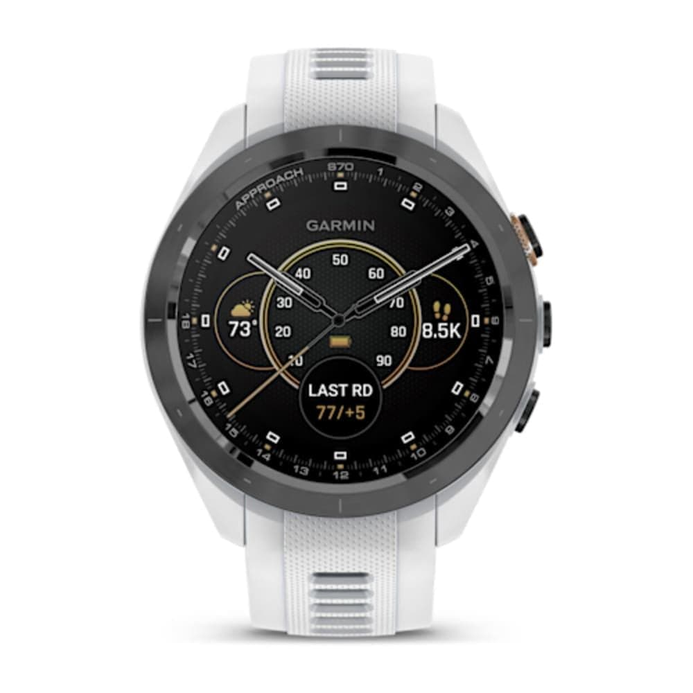 Garmin Approach S70 GPS Golf Smart Watch, Battery Life Up to 15 Hours, White