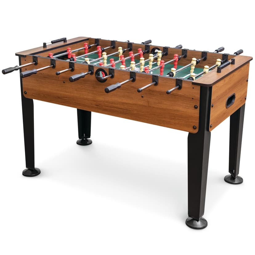 EastPoint Newcastle Foosball Soccer Game Table with 2 Balls, Wood Finish, 54-in