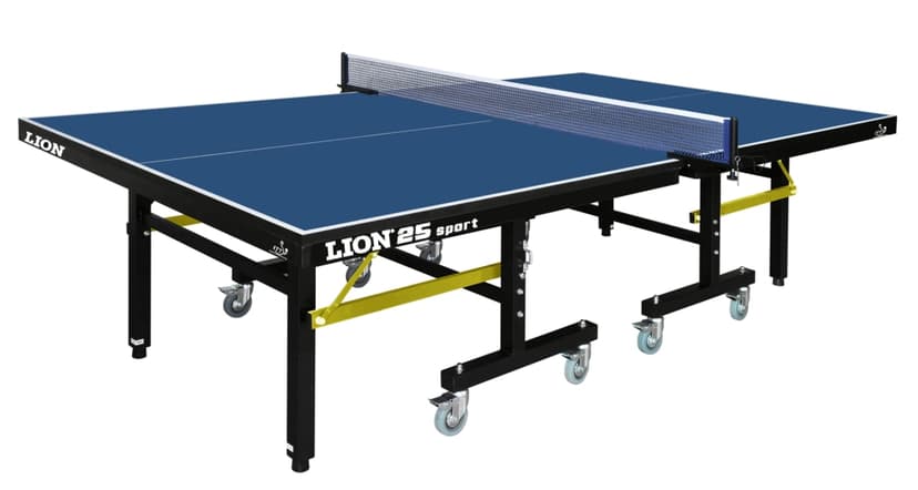 Swiftflyte Lion 25 Foldable Competition Table Tennis/Ping Pong Table w/ Net & Post Set, ITTF Approved