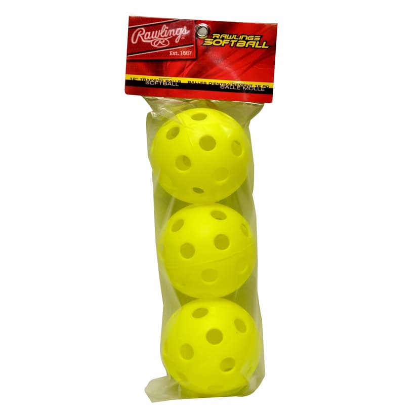 Rawlings Practice Softballs, 12-in, 3-pk