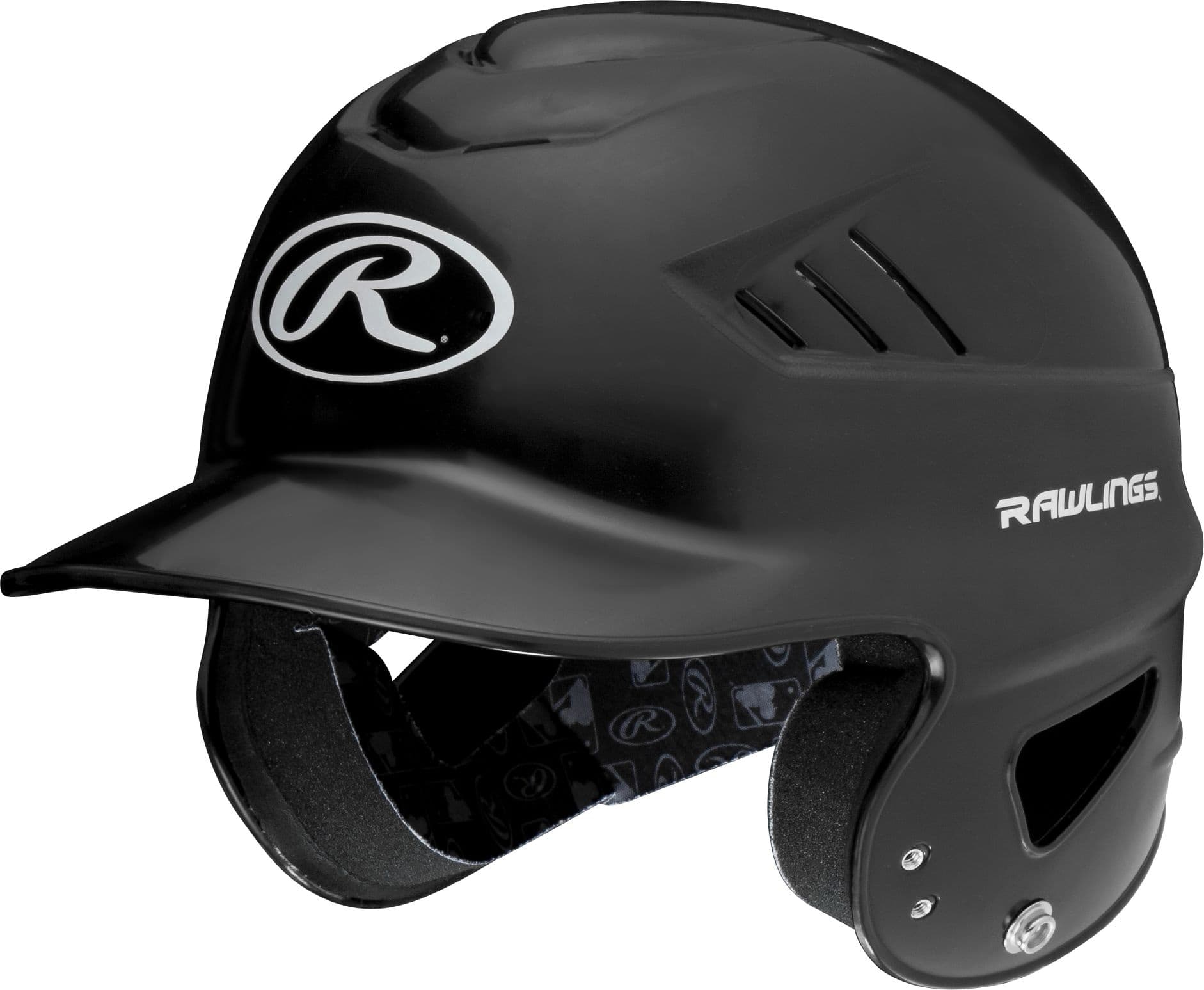 Rawlings Mach Batting Helmet, Black, Senior & Junior Sizes