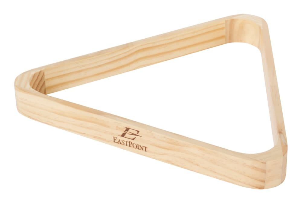 EastPoint Wooden 15-Ball Billiard/Pool Triangle Ball Rack Holder/Positioner