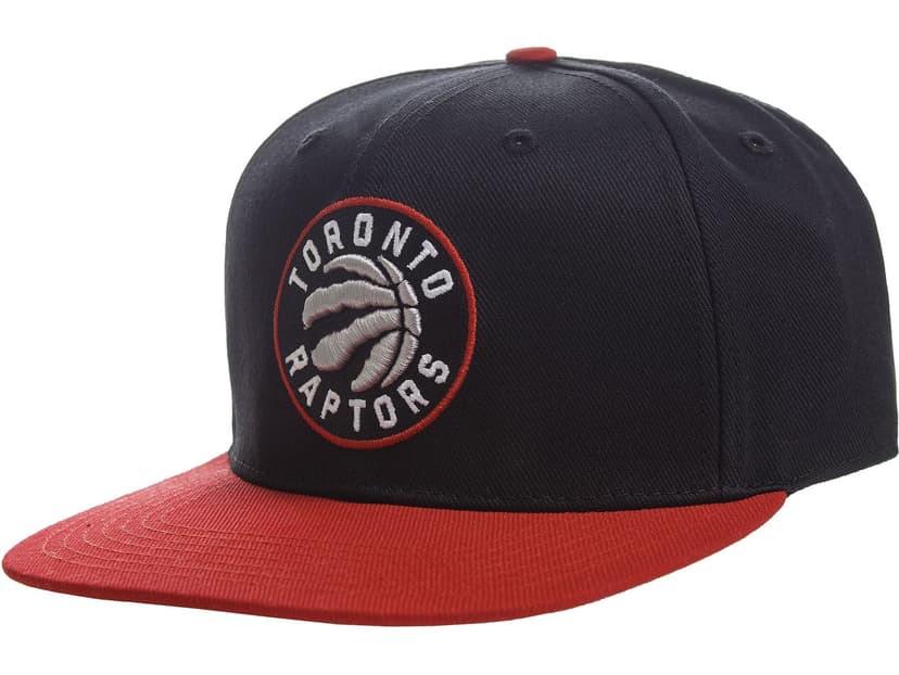 Fan Favorite NBA Toronto Raptors Adult Unisex Mass Near Side Baseball Cap, Two Tone Black/Red