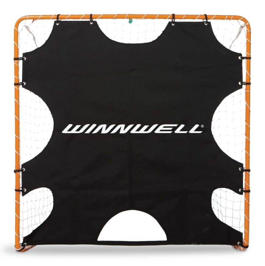 WinnWell Lacrosse 8-Hole Shooting Target Net Training Aid, 4-ft x 4-ft