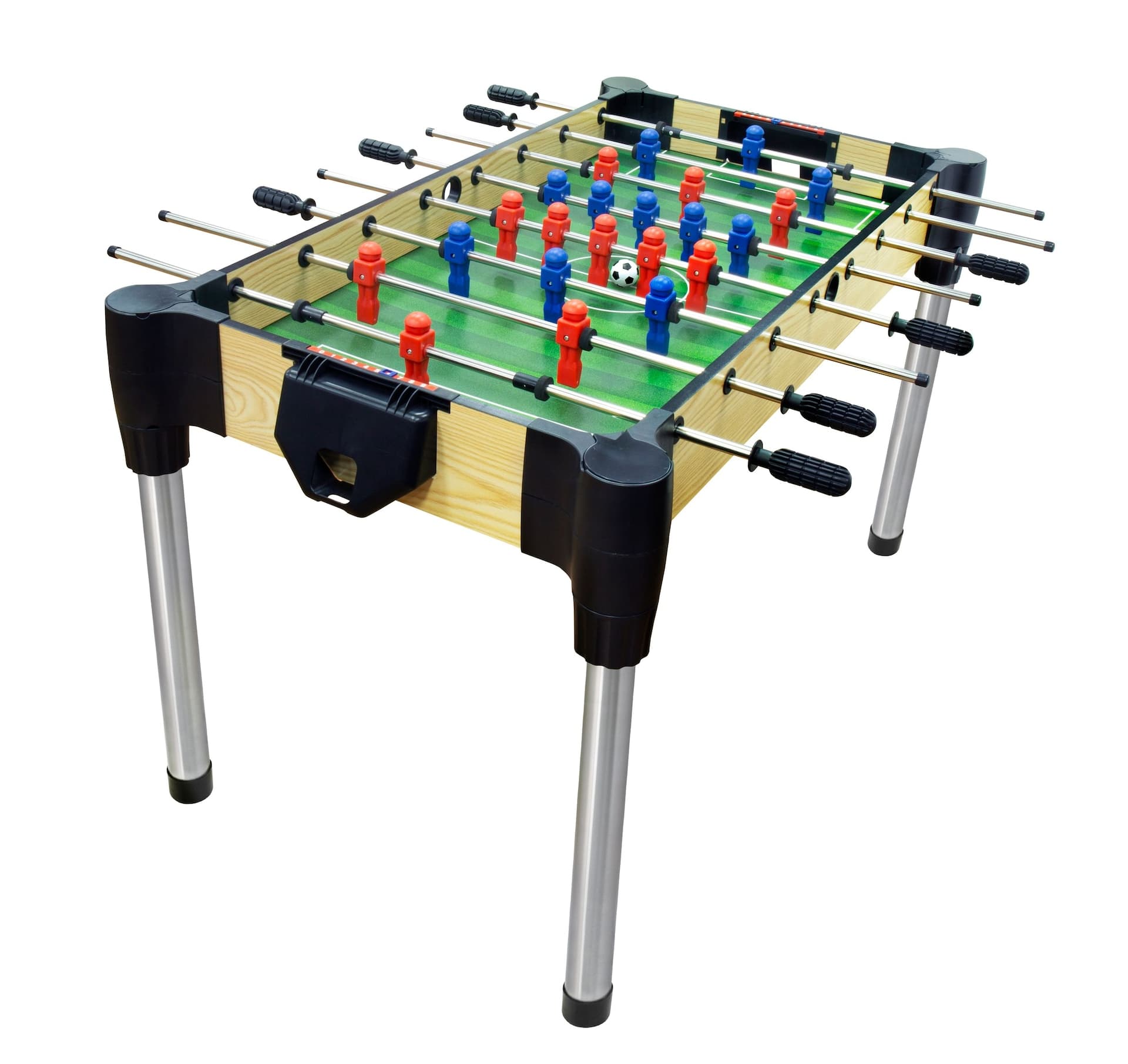 Ambassador Foosball Soccer Game Table, Wood Finish, 48-in
