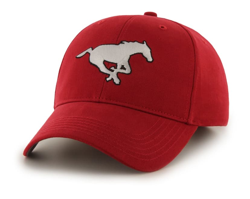 Fan Favorite CFL Calgary Stampeders Adult Unisex Mass Basic Baseball Cap, Red