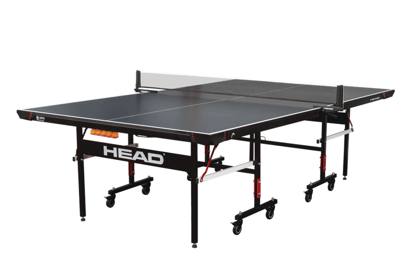 Head Summit Foldable Pong Table Tennis with Net & Built-In Storage