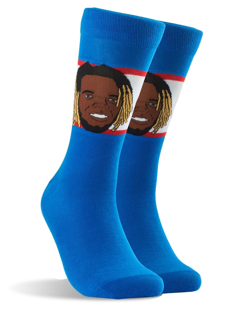 Mustang Major League Toronto Blue Jays Vladimir Guerrero Jr. Cotton Blend Crew Socks, Size 7-12