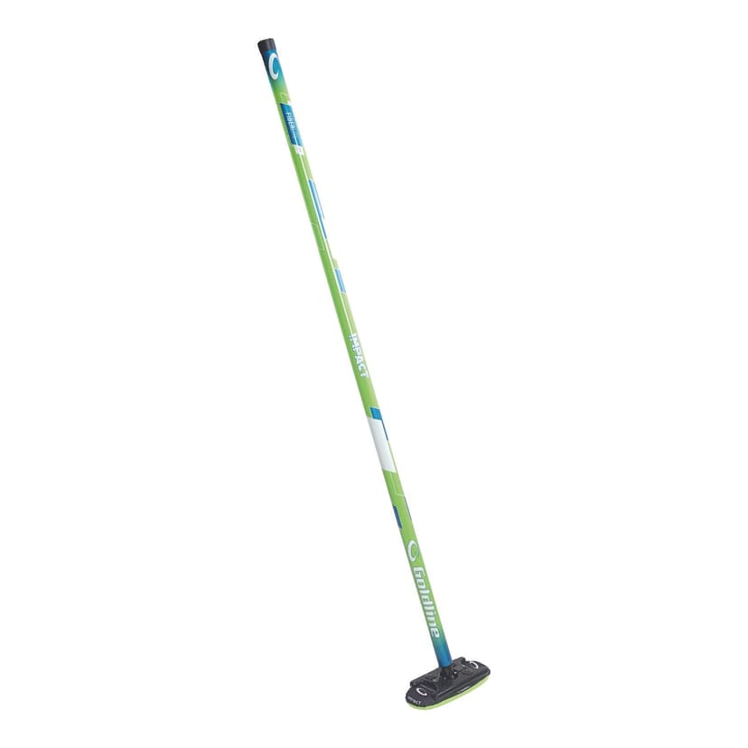 Goldline Fiberlite Impact Curling Broom, All Age Groups, Lime, 1-in