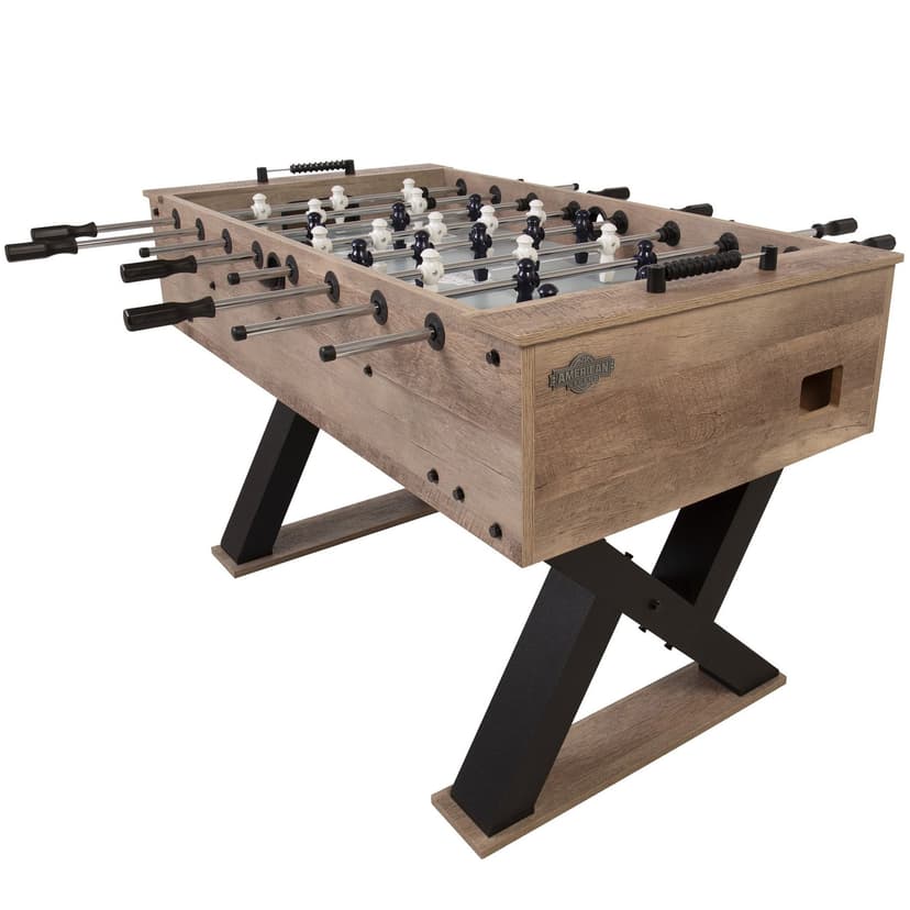 American Legend Kirkwood Foosball Soccer Game Table, Wood Finish, 54-in