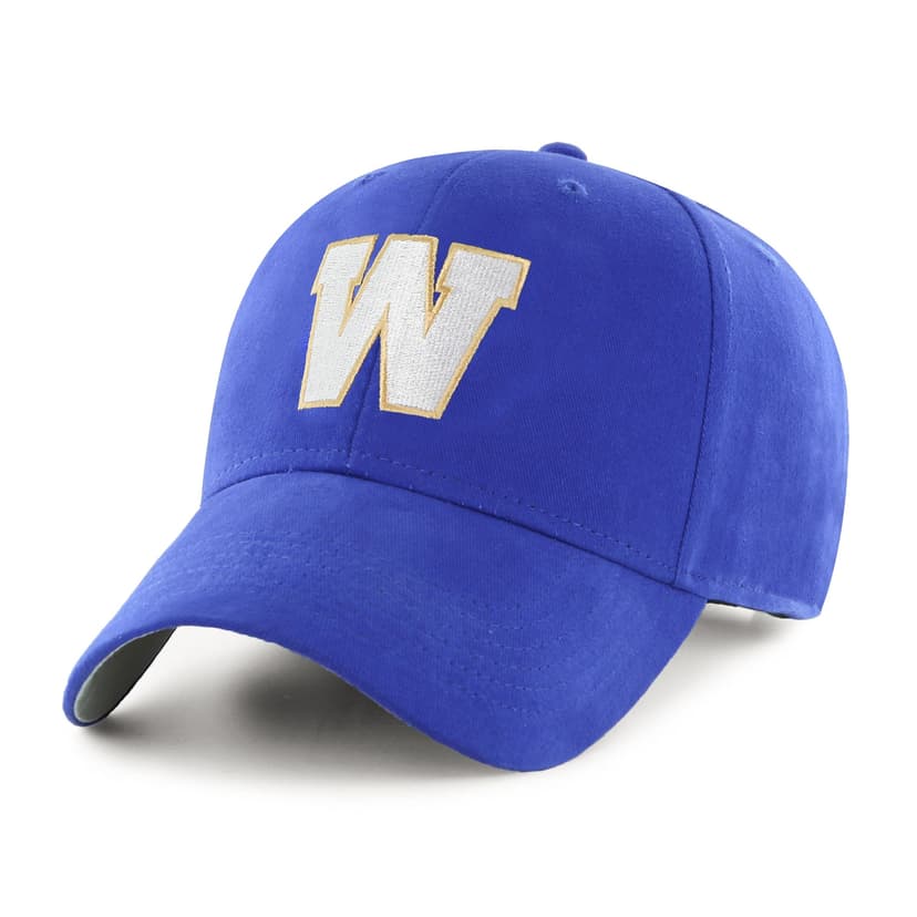 Fan Favorite CFL Winnipeg Blue Bombers Adult Unisex Mass Basic Baseball Cap, Blue