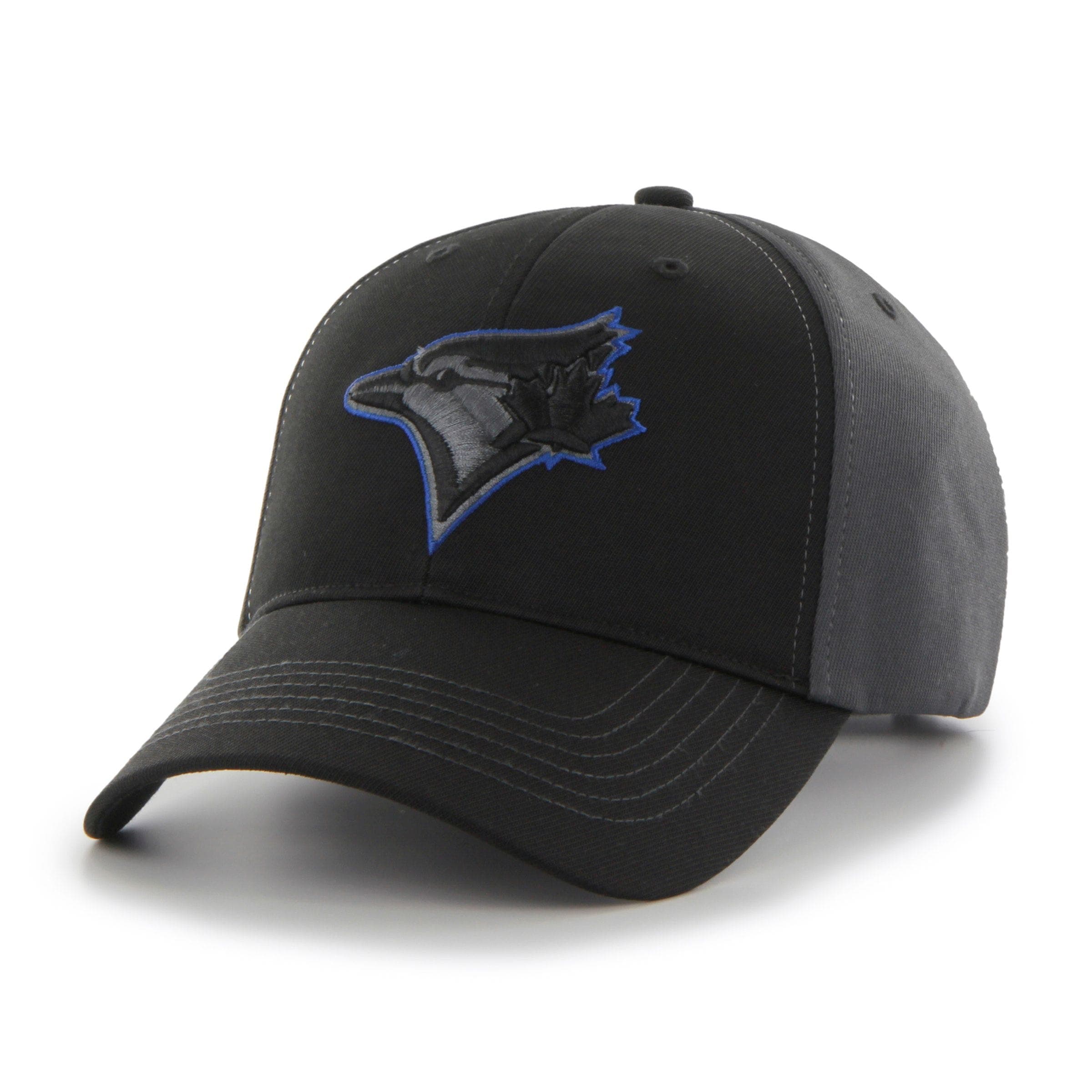 Fan Favorite MLB Toronto Blue Jays Adult Unisex Mass Blackball Baseball Cap, Charcoal