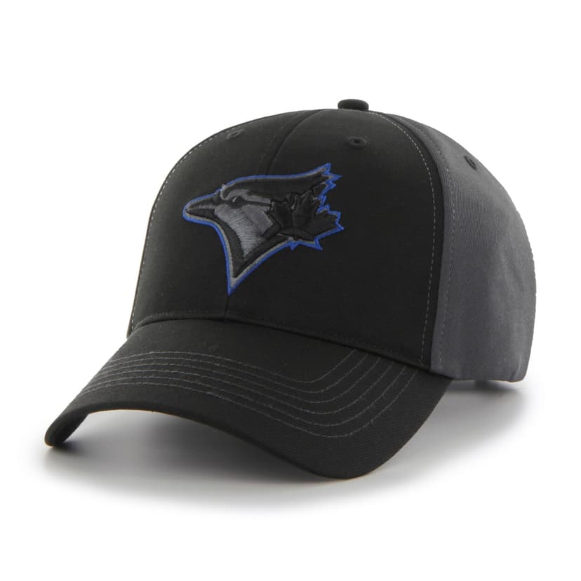 Fan Favorite MLB Toronto Blue Jays Adult Unisex Mass Blackball Baseball Cap, Charcoal