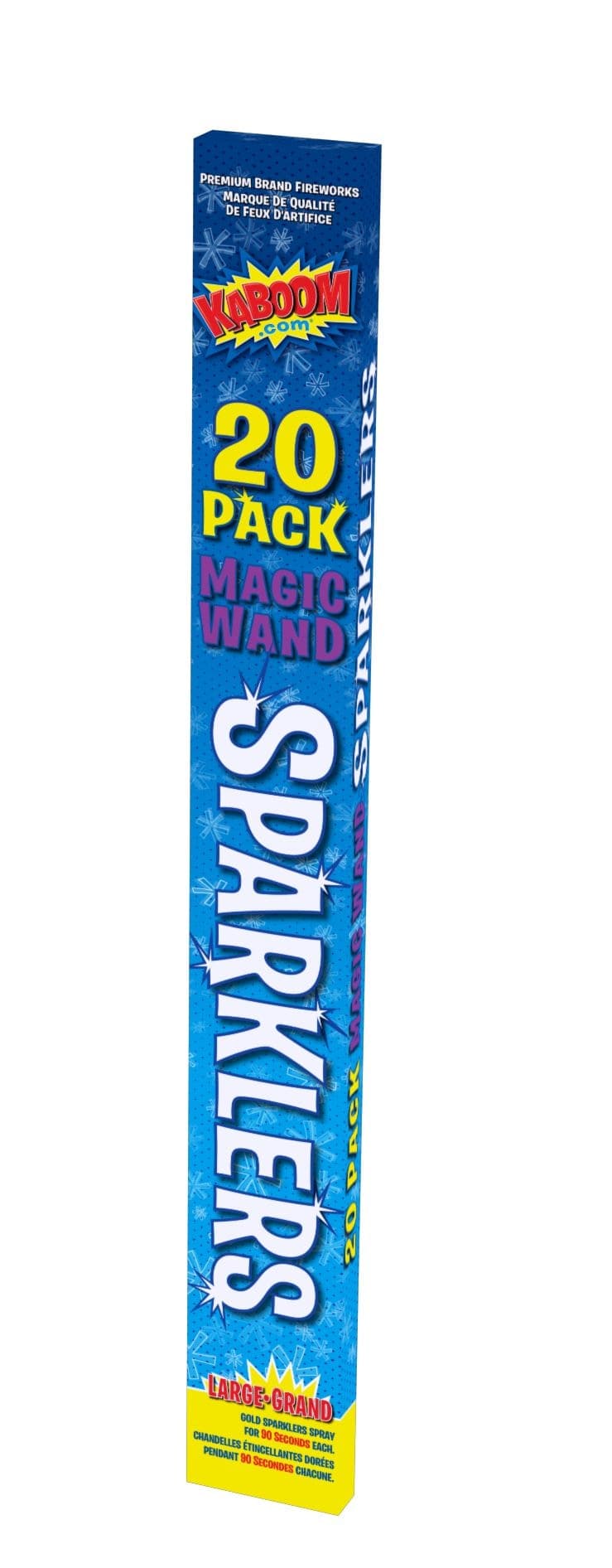 Kaboom Large Sparklers, 20-pk