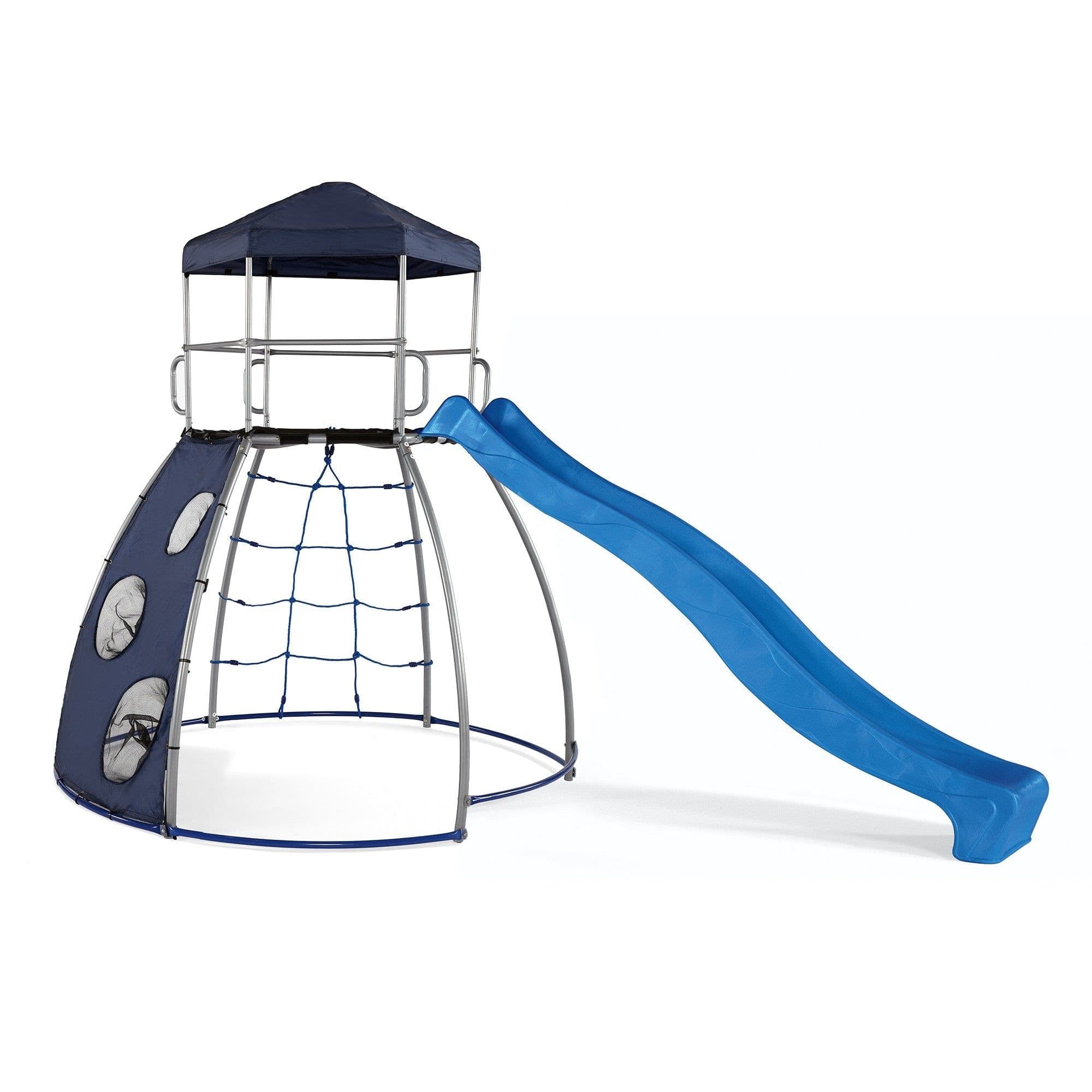 Plum® 8.5-ft Metal Climbing Dome with 10-ft Slide, Ages 3+