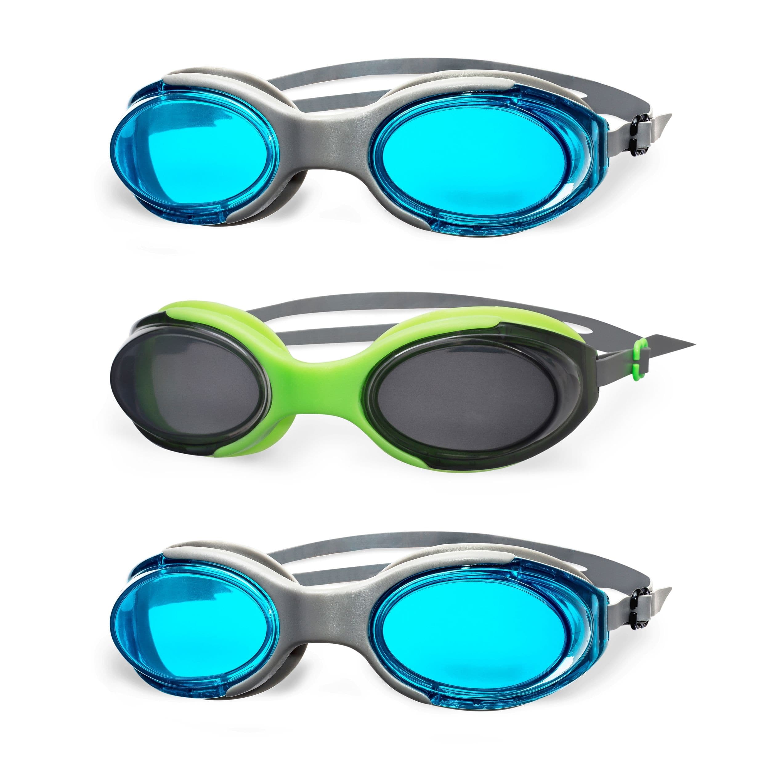 Outbound UV-Protected Youth & Adult Swim Goggles, Assorted, 3-pk