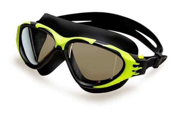 Outbound Hybrid Adult Swim Goggles, Yellow, Ages 14+