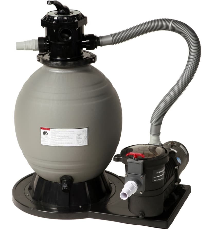 Blue Wave Sand Above Ground Pool Filter System, with 1HP Pump, 18-in