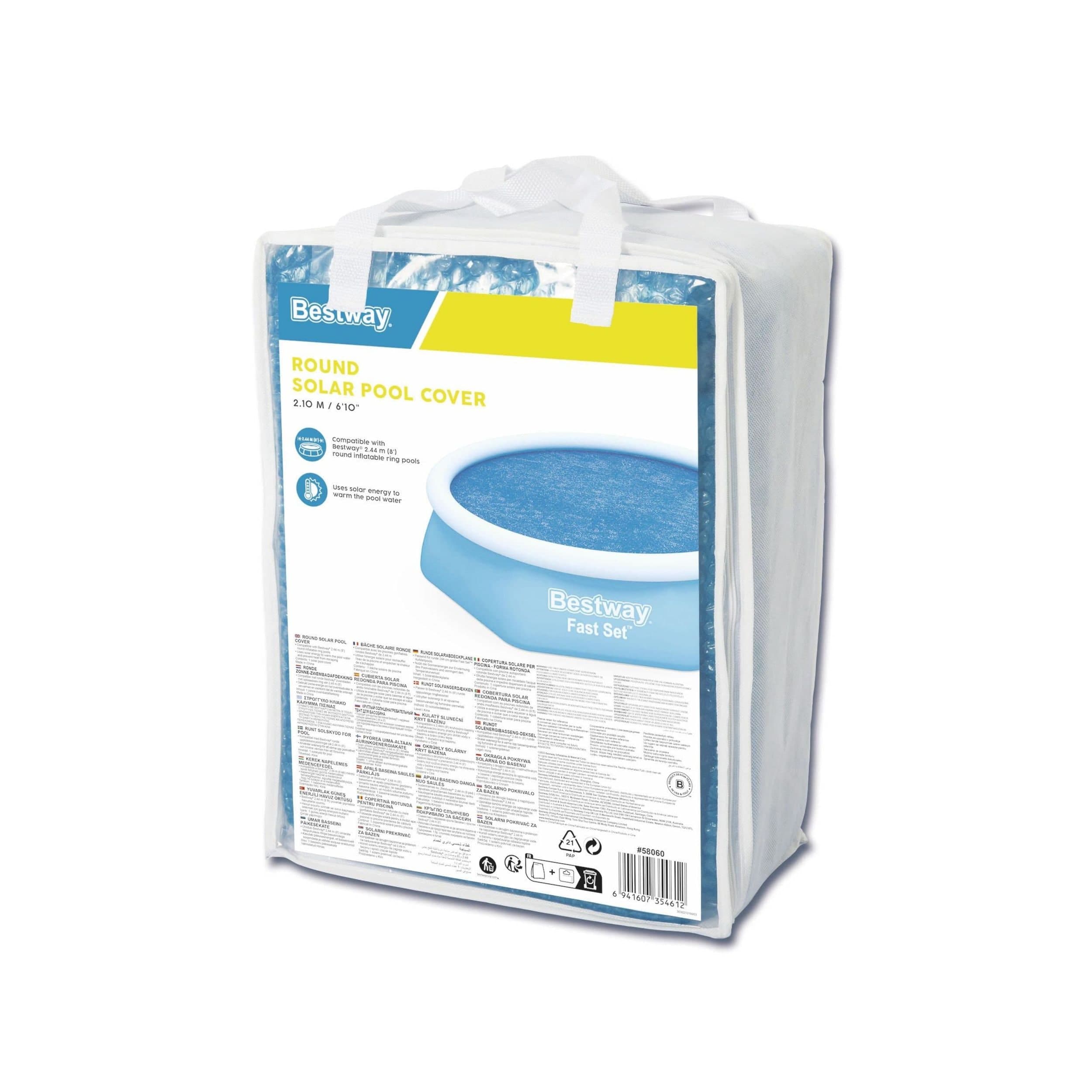Bestway Flowclear™ Solar Cover for 8-ft Fast Set Pool