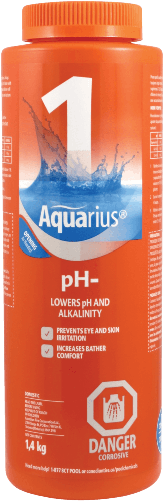 Aquarius pH Step 1 Water Treatment, 1.4-kg