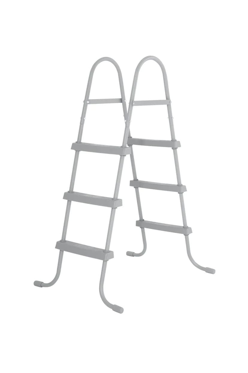 Bestway Flowclear Steel A-Frame Pool Ladder with Hand Rail, 42-in