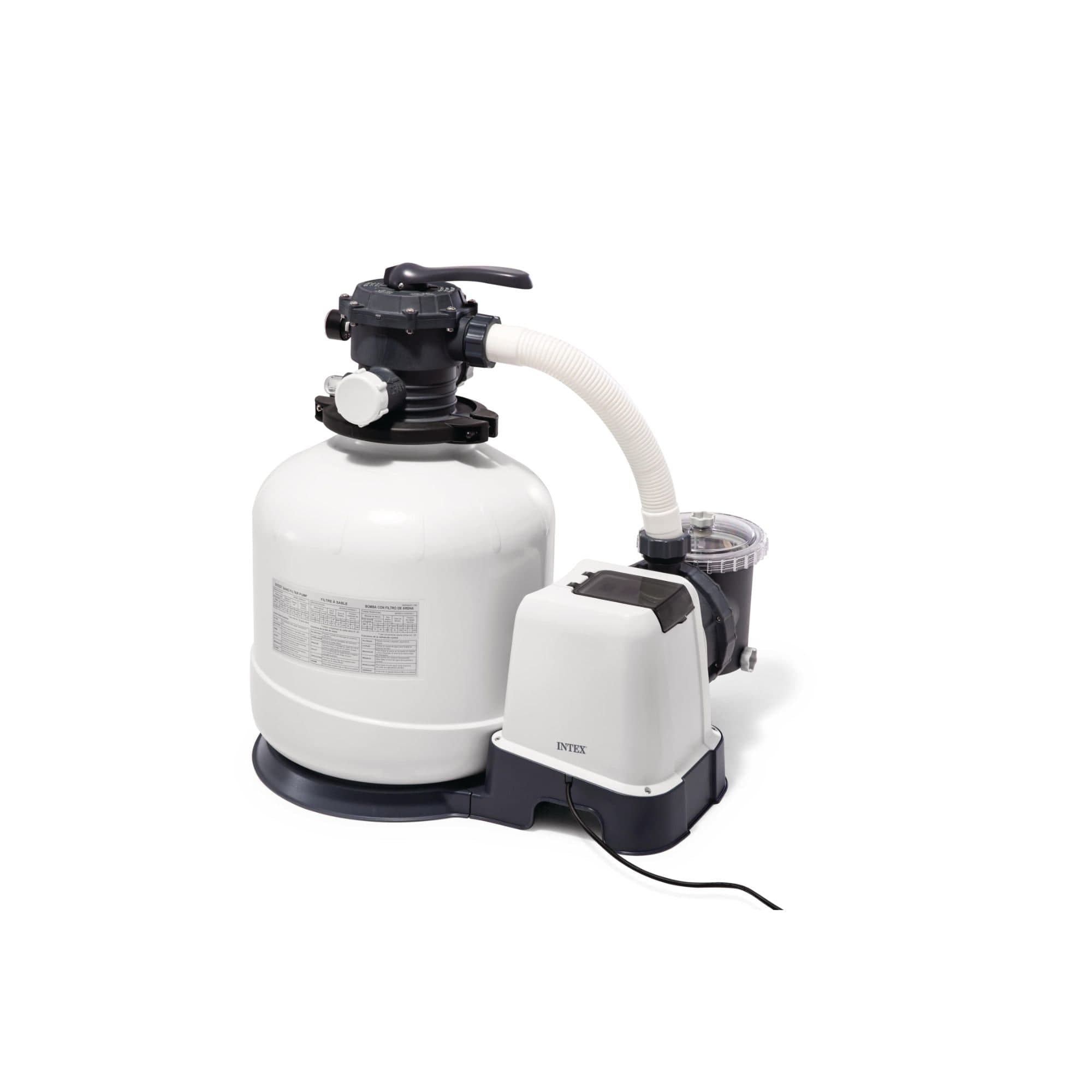 Intex Krystal Clear Sand Filter Pump, 3000 GPH