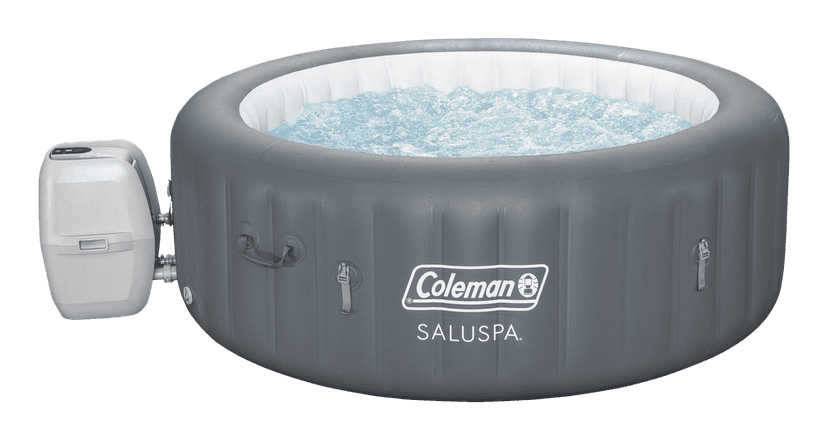 Coleman SaluSpa™ Round Inflatable Spa with 140 Jets, 77 x 28-in, 4-6 Adults
