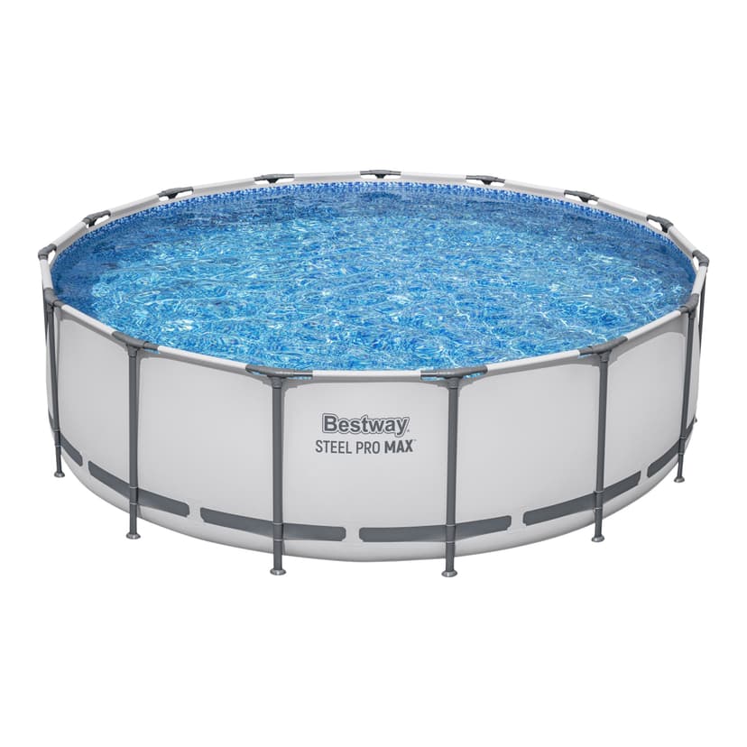 HydroForce™ Pro Max Round Steel Frame Swimming Pool, 15-ft x 48-in