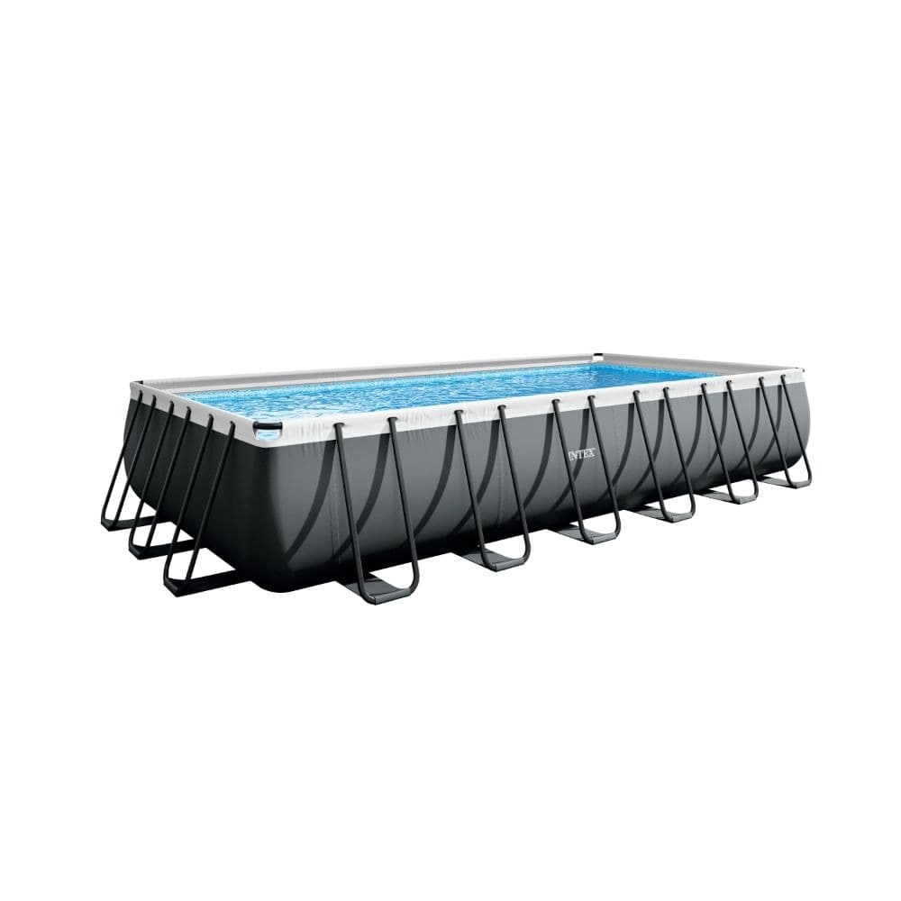 Ultra XTR Pool with Volleyball Net, Sand & Saltwater System, and Deluxe Pool Maintenance Kit, 24-ft x 12-ft x 52-in