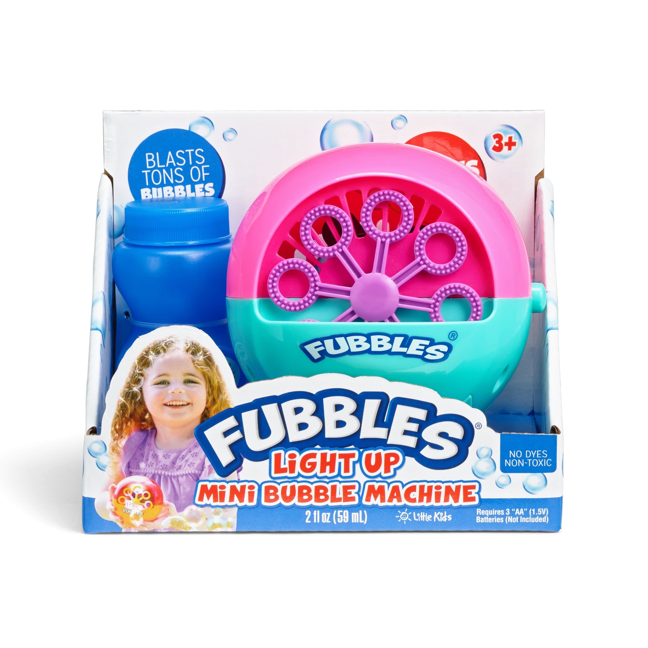 Fubbles Mini Bubble Machine, Assorted