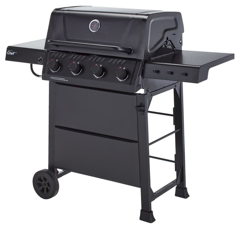 MASTER Chef Discover 420 4-Burner Propane Gas BBQ with Push-Button Ignition