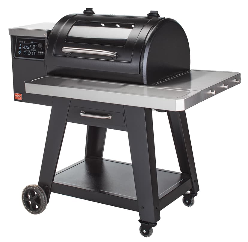 Vida by PADERNO Wi-Fi Connected Smart 6-in-1 Pellet BBQ Grill with Touch Screen