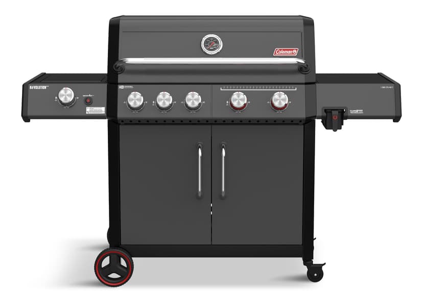 Coleman Revolution II 5-Burner Grill and Griddle Combo LP Gas BBQ