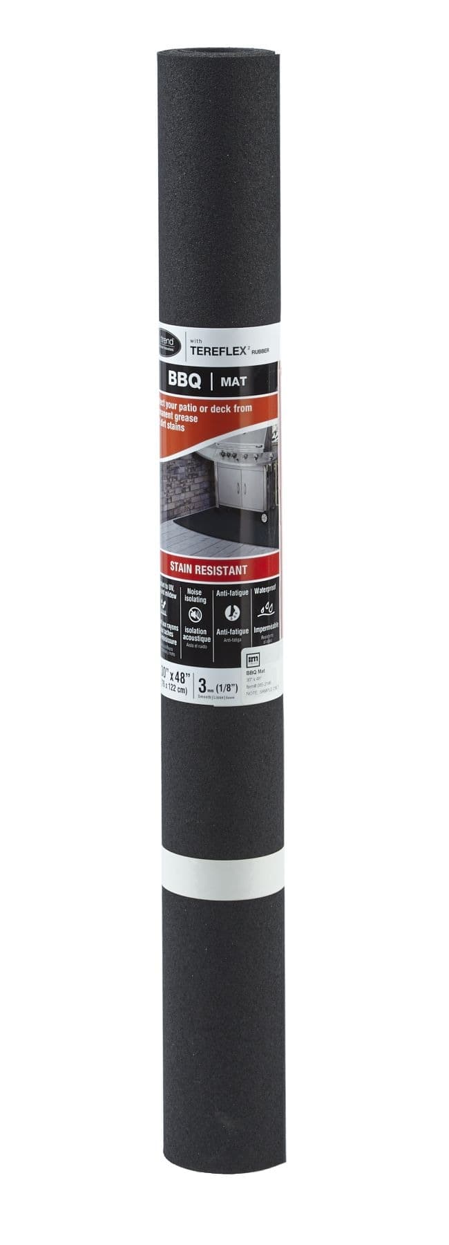 MASTER Chef Under-BBQ Rubber Grill Mat for Patio & Deck