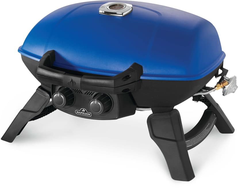 Napoleon TravelQ 285 Portable Tabletop Gas Grill with Folding Legs, 285-sq.in. Cooking Space