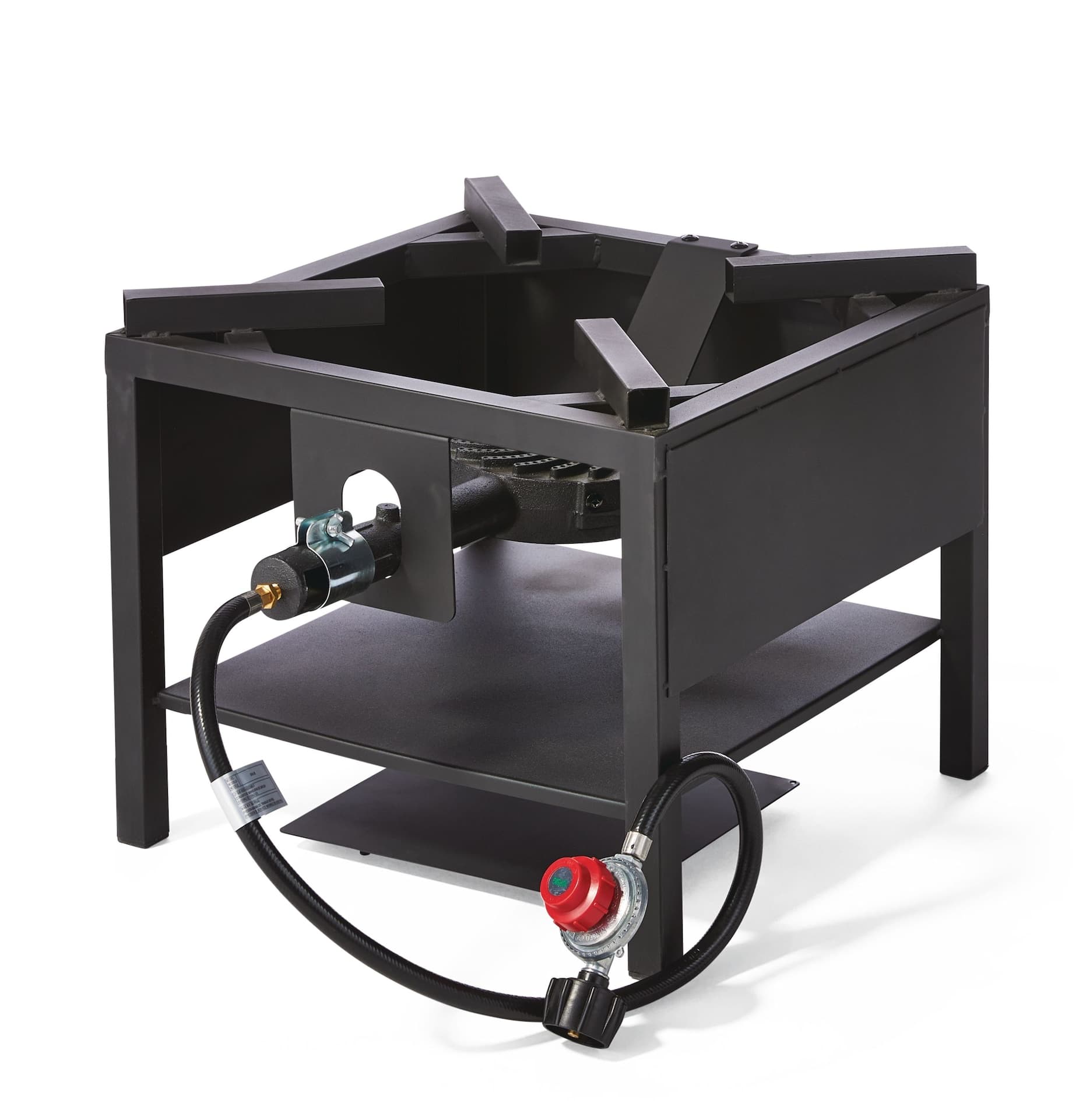 MASTER Chef Portable Outdoor Cooker, Wok Burner, & Deep Fryer Stand with Propane Gas Burner, 60,000 BTUs