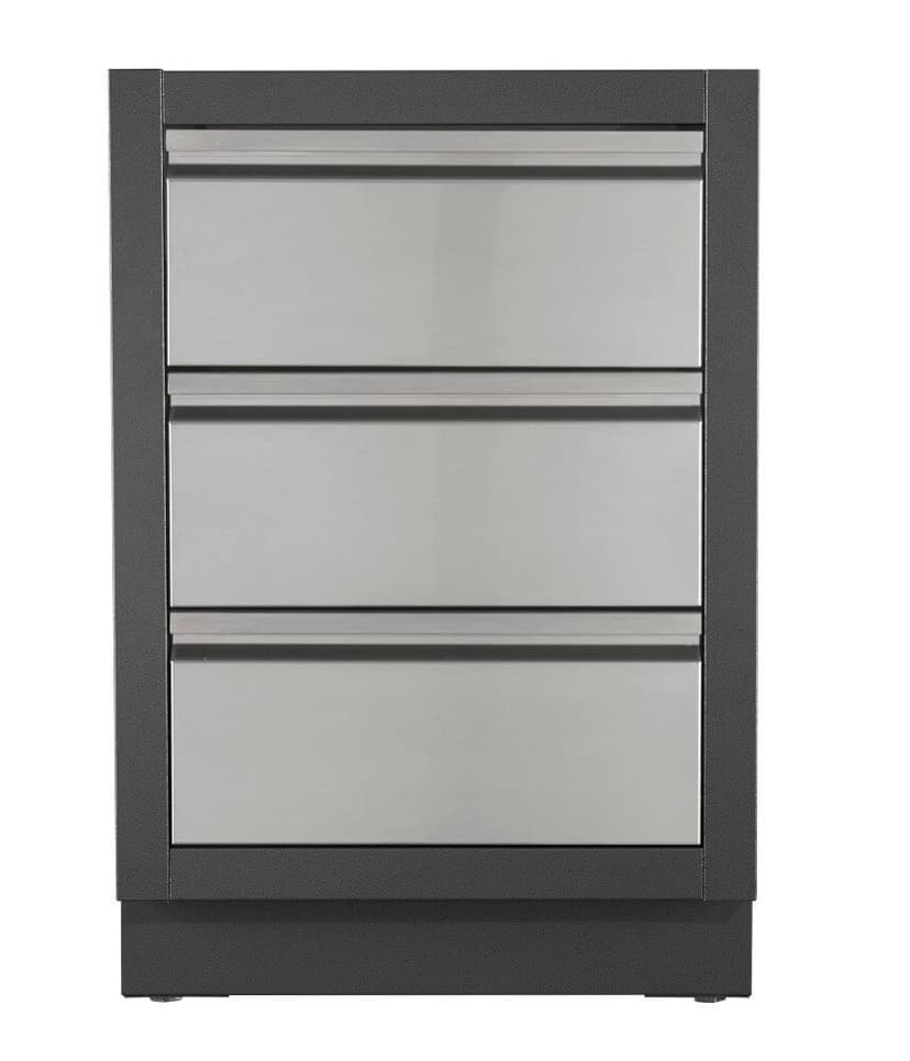 Napoleon OASIS™ 100 Outdoor Stainless Steel Modular Kitchen Kit with Full-Sized, 500 Series 32-inch Natural Gas Grill Head