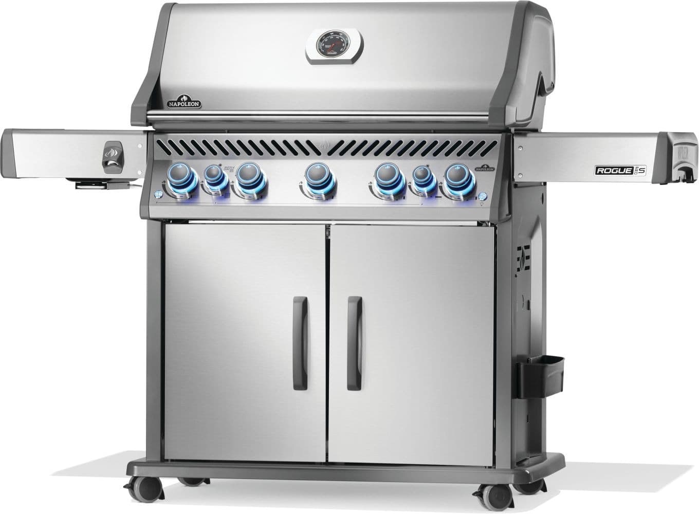 Napoleon Rogue PRO-S 625 SIB 5-Burner Liquid Propane BBQ with Folding Side Shelf
