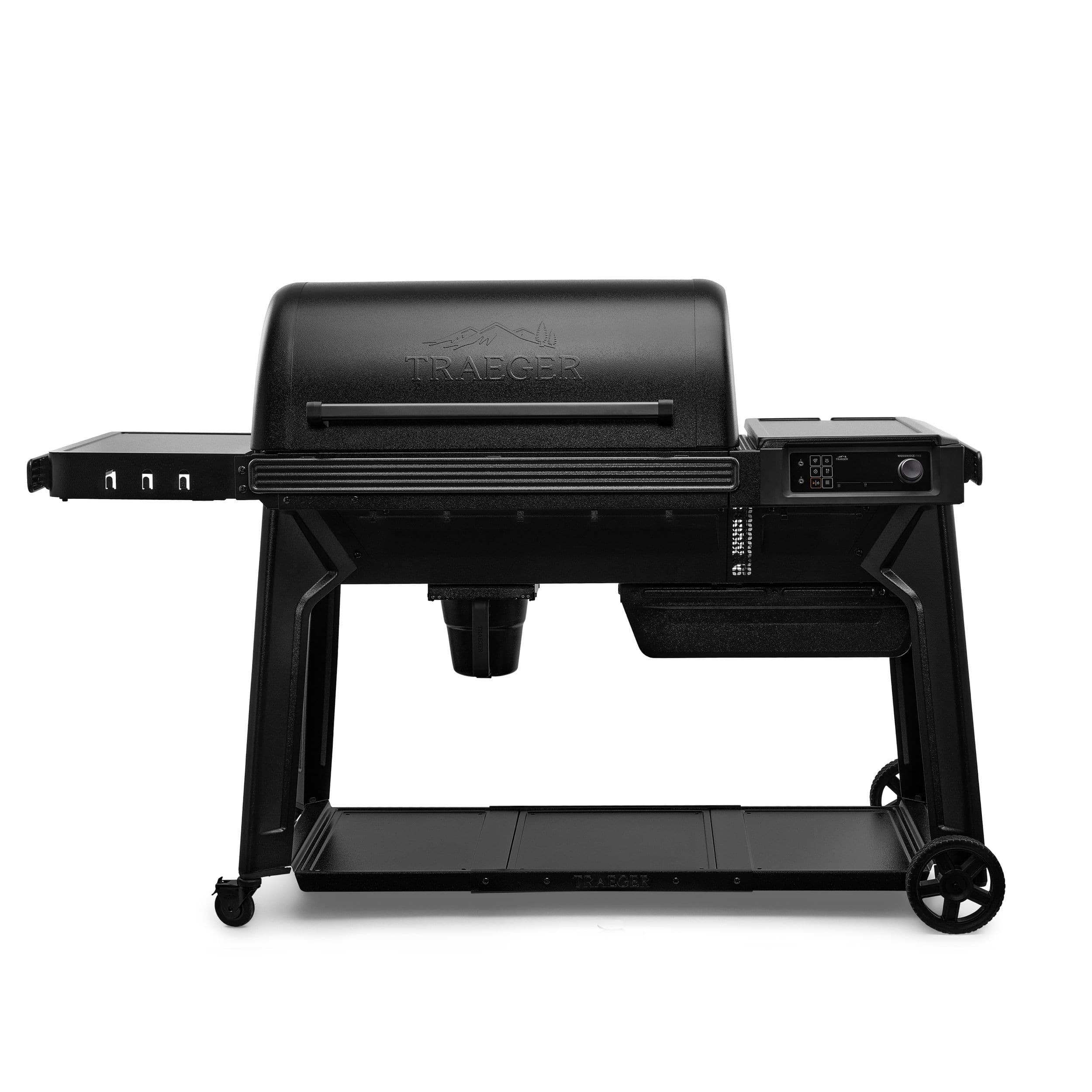 Traeger Woodridge Pro Electric Ignition Pellet Grill, 66.9-in, Black