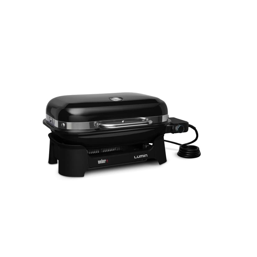Weber Lumin Compact Cast Iron Electric Grill, 22.5-in