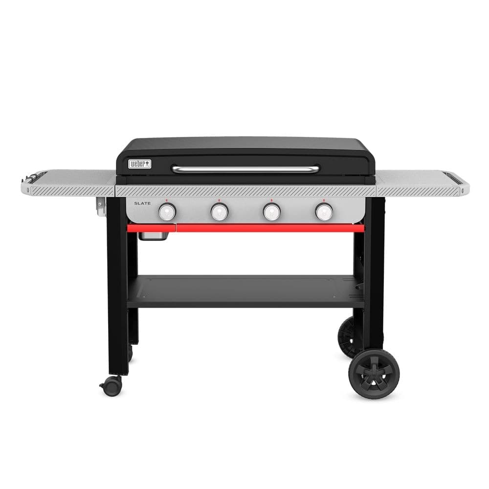 Weber Slate 4-Burner Steel LP Gas Griddle, 36-in