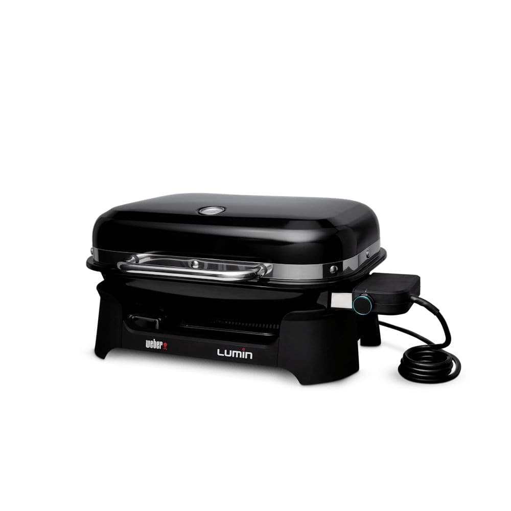 Weber Lumin Medium Cast Iron Electric Grill, 12-in