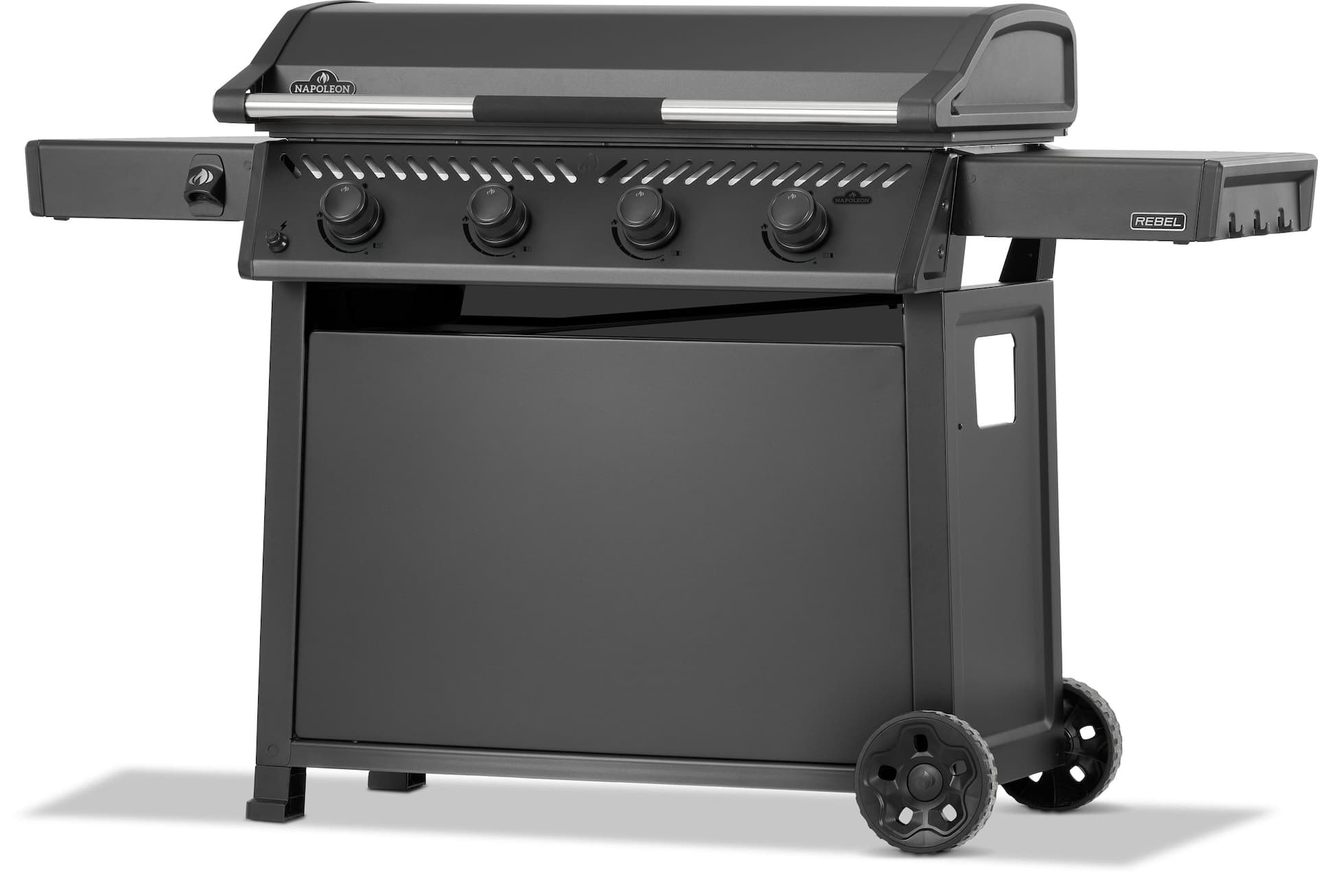 Napoleon Rebel 4-Burner LP Gas Griddle BBQ with Stainless Steel Cooktop, 36-in