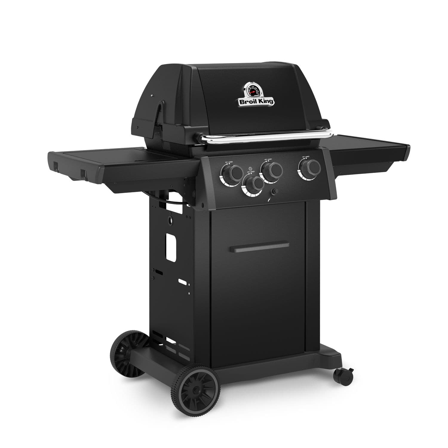 Broil King Royal 340 Shadow 4-Burner Propane Gas BBQ, Black
